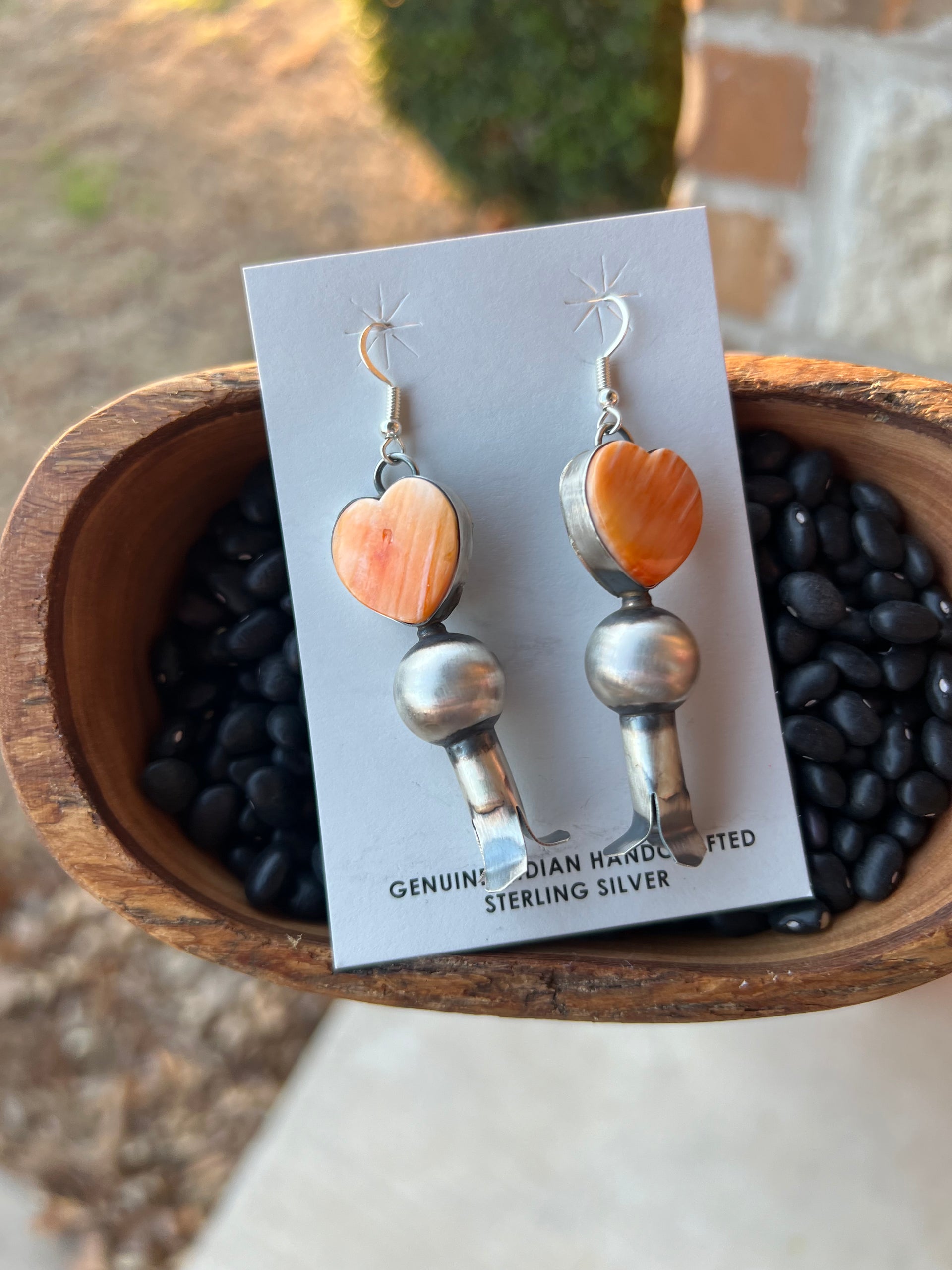 Navajo Handcrafted Spiny Earrings