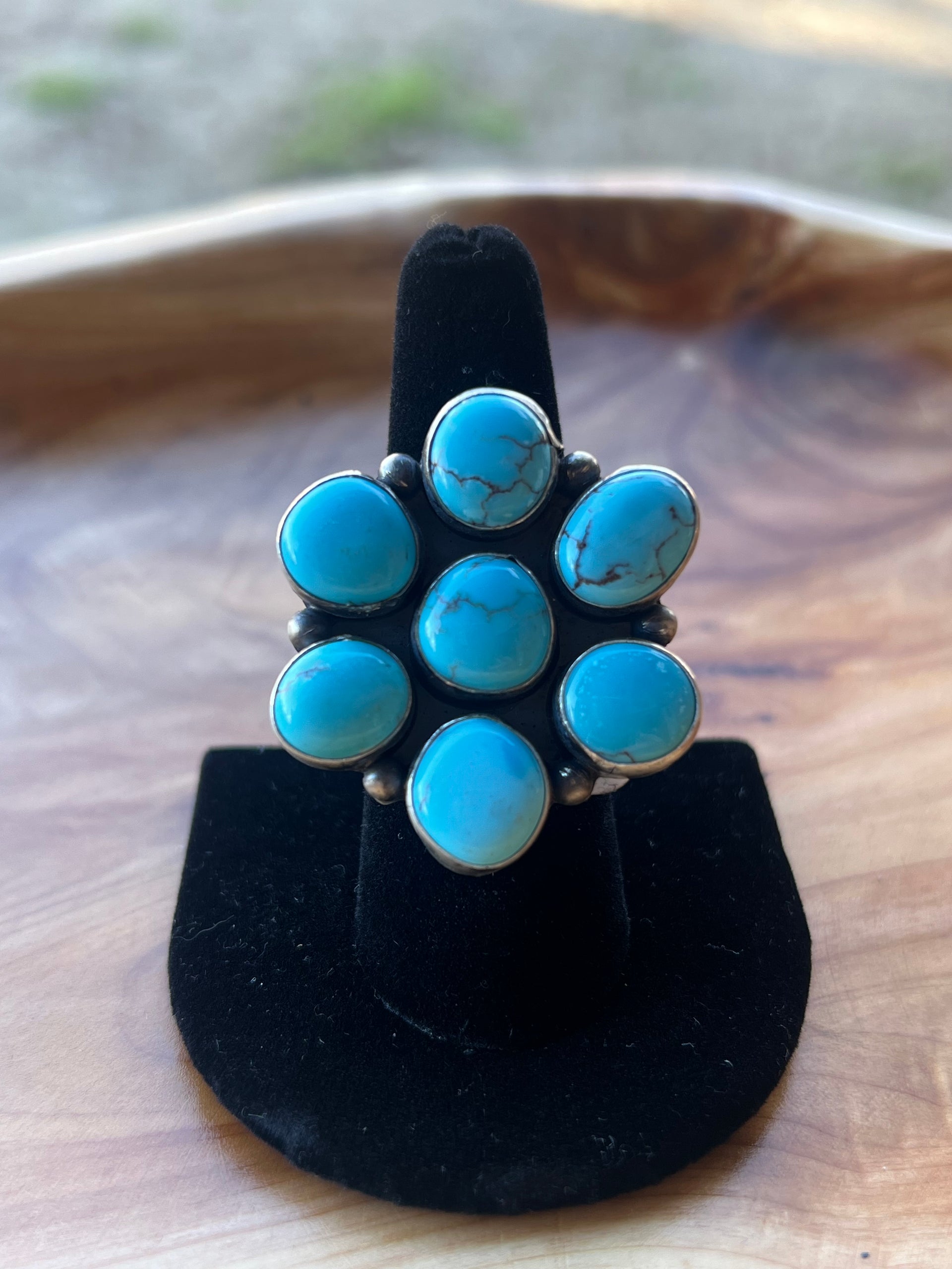 Egyptian Turquoise Ring sz 7.5.