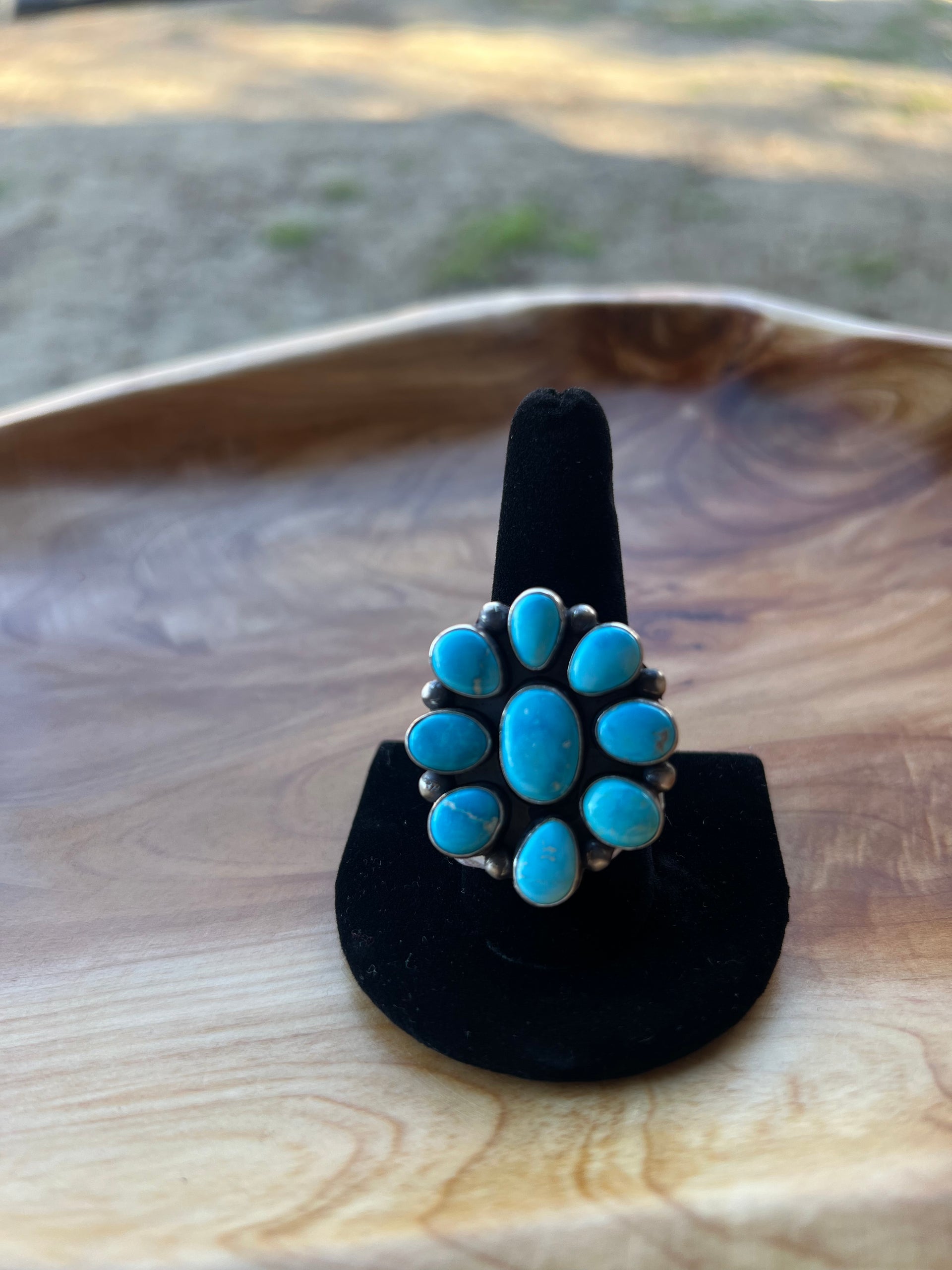 Blue Ridge Turquoise Ring sz 9.5